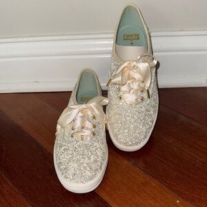 Keds Glitter Sneakers with Satin Laces